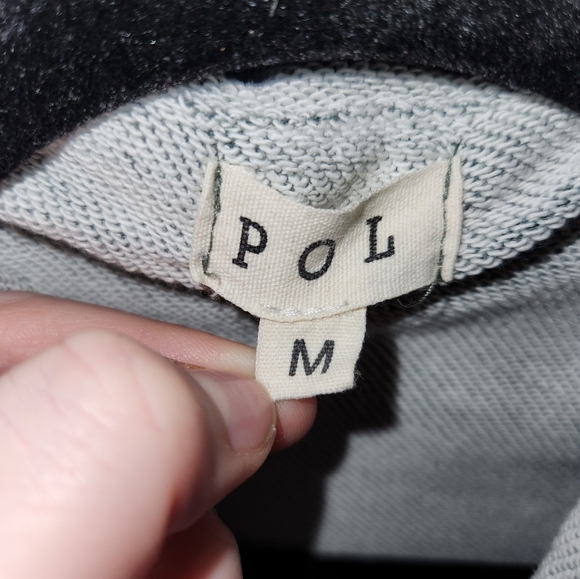 Pol M blue/gray shacket oversized - Picture 5 of 8